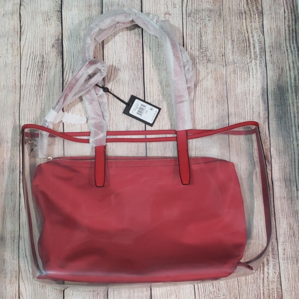 DKNY tote with inside purse